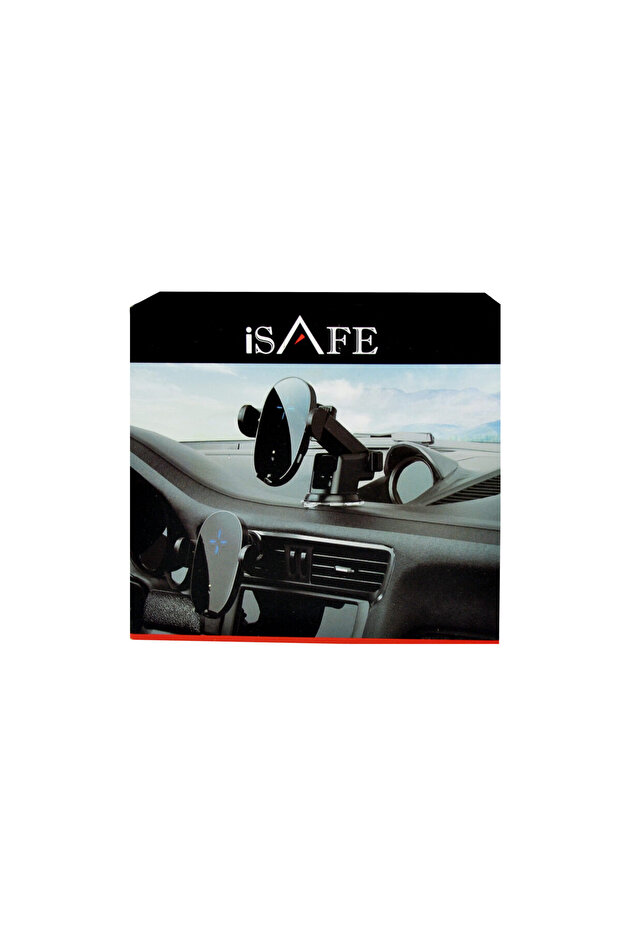 ISAFE 2IN1 CAR WIRELESS CHARGING STAND 15W