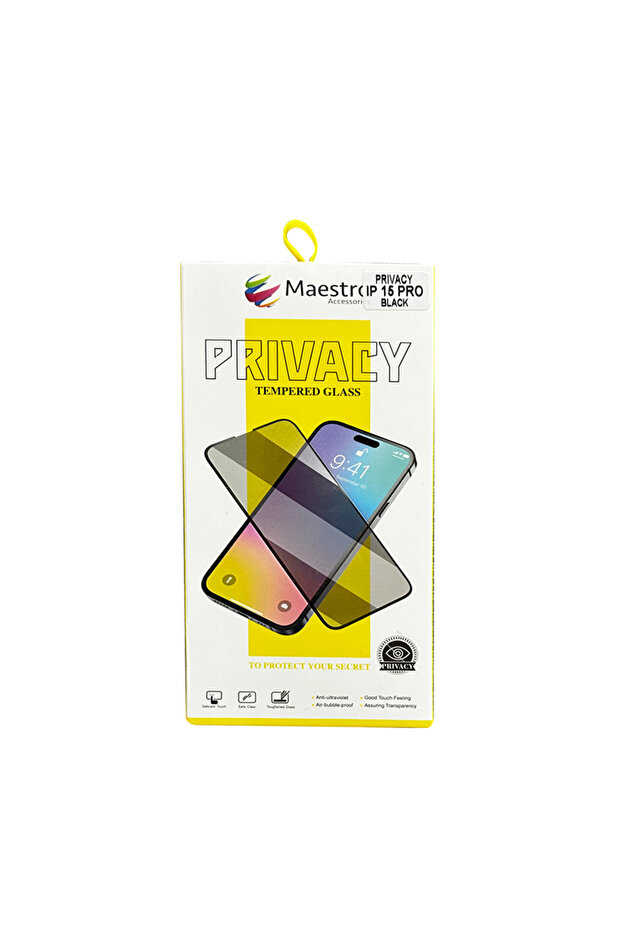 TEMPERED GLASS PROTECTER IPHONE 15 PRO PRIVACY
