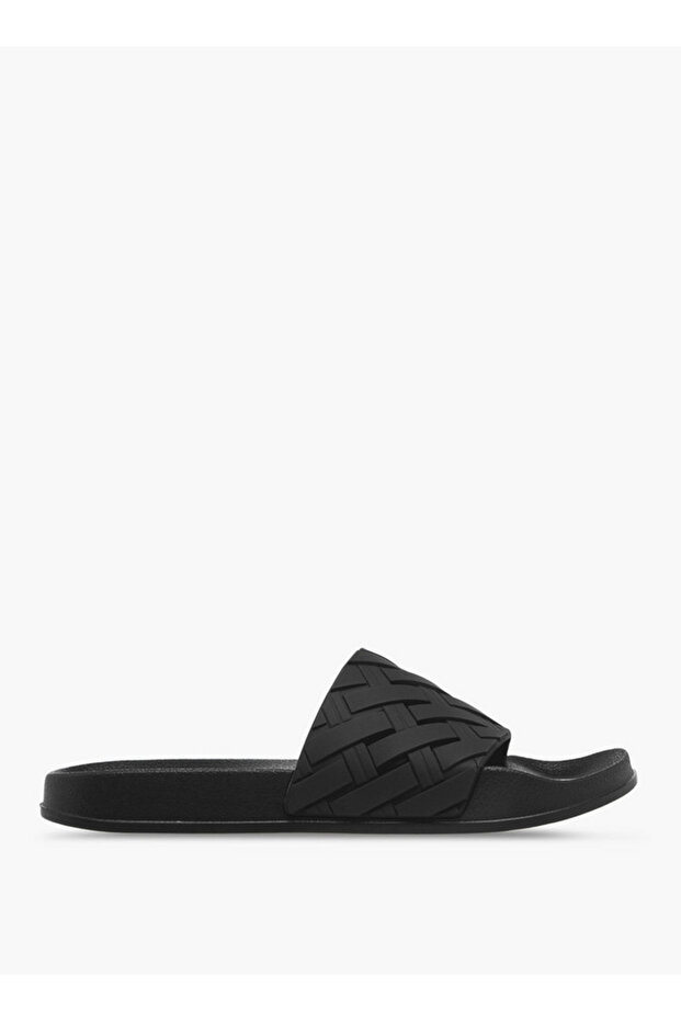 Women Weave Textured Slides