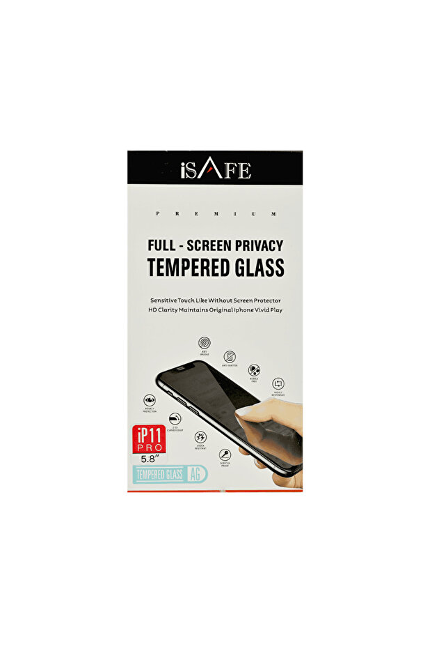 iSAFE HD GLASS SCREEN GUARD IPHONE 11 PRO MATT PRIVACY
