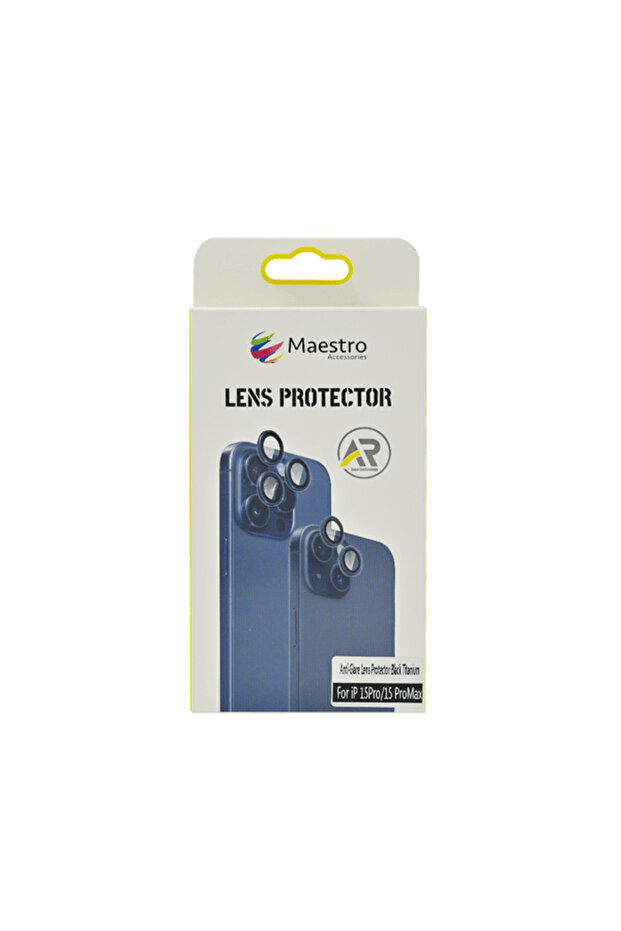 ANTI GLARE LENS PROTECTOR IPHONE 15 PRO/15 PRO MAX BLACK TITANIUM