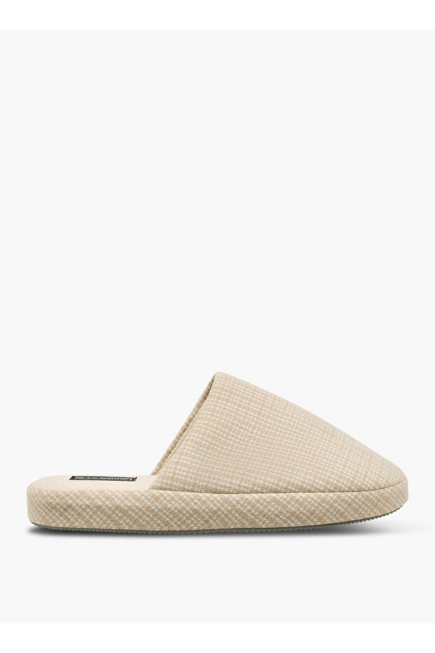 Men Houndstooth Bedroom Slippers