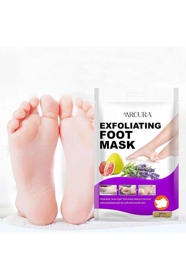 Premium Foot Peel Mask 5 Pack, Advanced Exfoliating Treatment for Callus and Dead Skin Removal