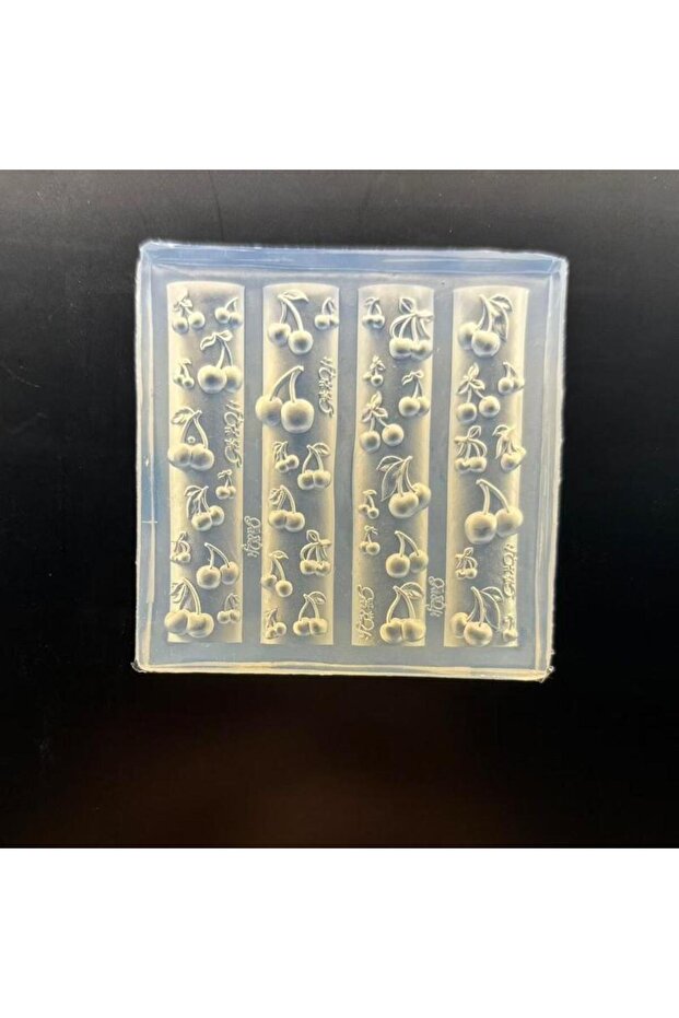 A1 3D Rose Flower Butterfly Silicone Mold Nail Art Decorations DIY Cherry Design Nail Templates Jewe