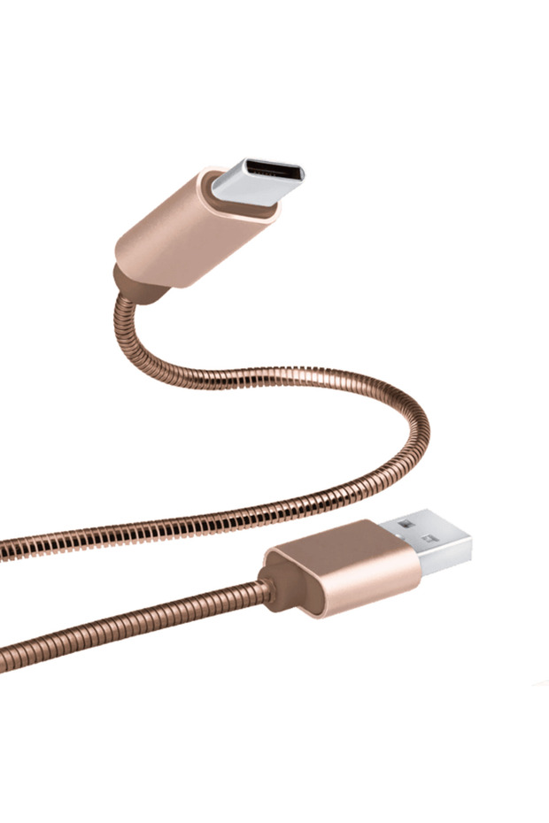 iSAFE USB CABLE TYPE-C ROSE GOLD