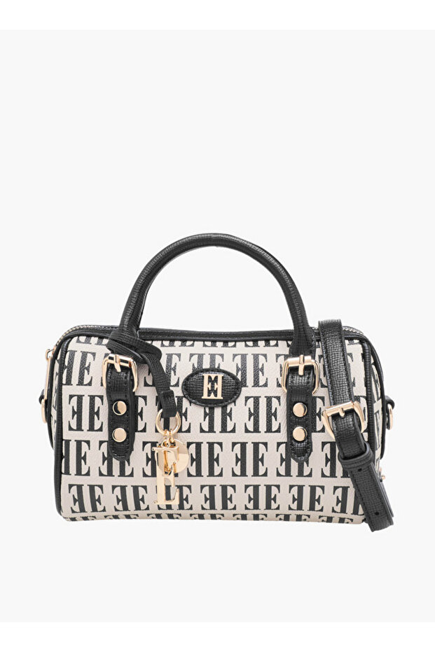 حقيبة حمل بطبعة Monogram مع حزام قابل للفصل