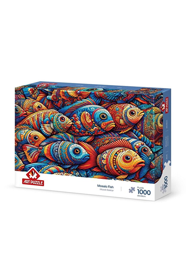 Mosaic Fishes 1000 Piece Puzzle