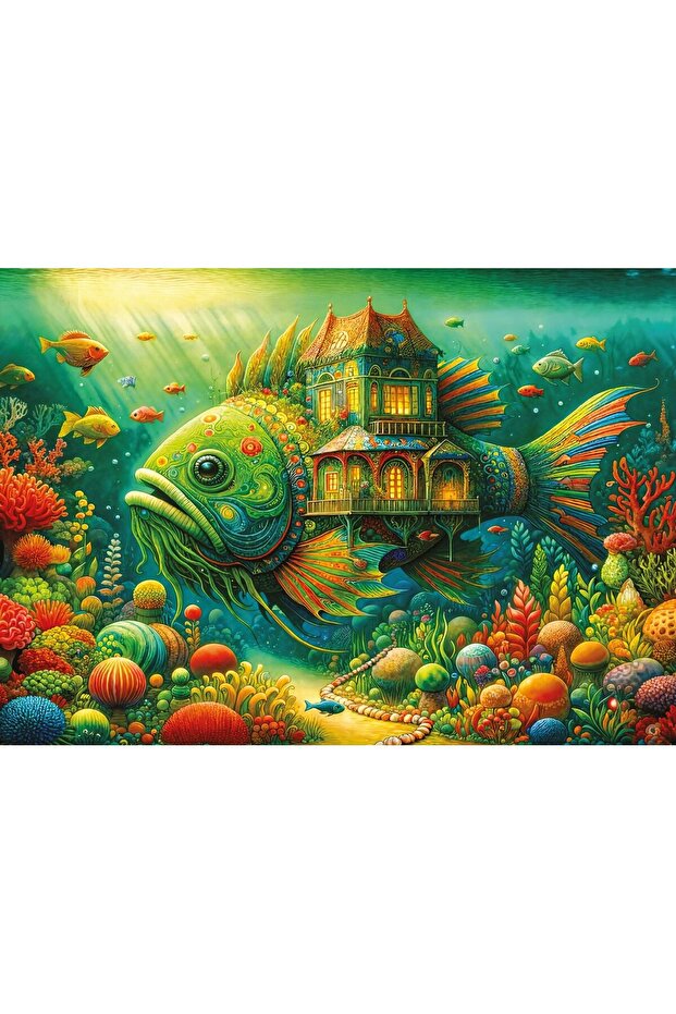 Balık Ev 1000 Parça Puzzle - 2