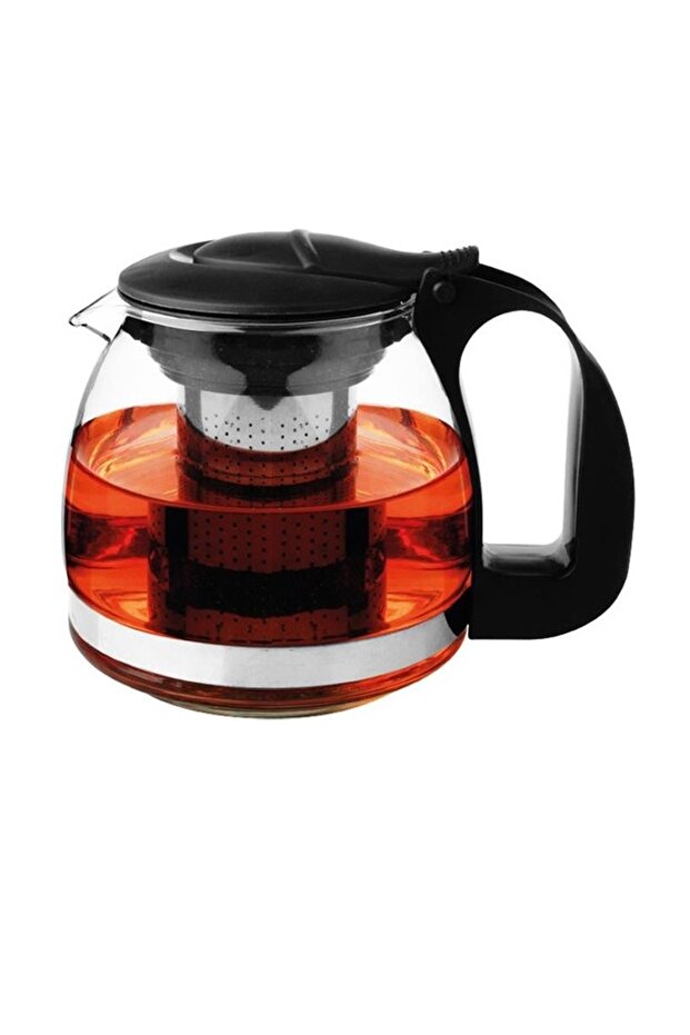 Glass Teapot with Strainer - Teapot with Single Strainer on Top - 700 ml - Syh