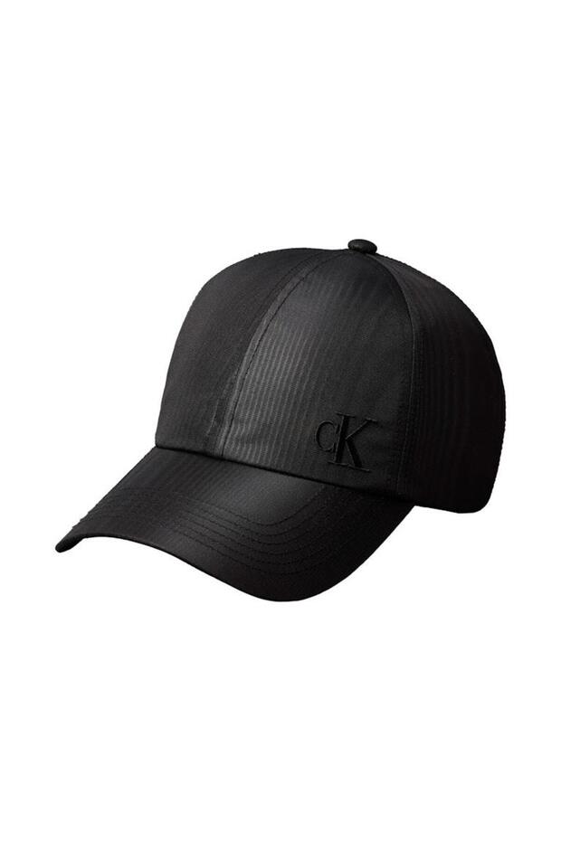 MONOGRAM EMBROIDERY MOIRE CAP - 1