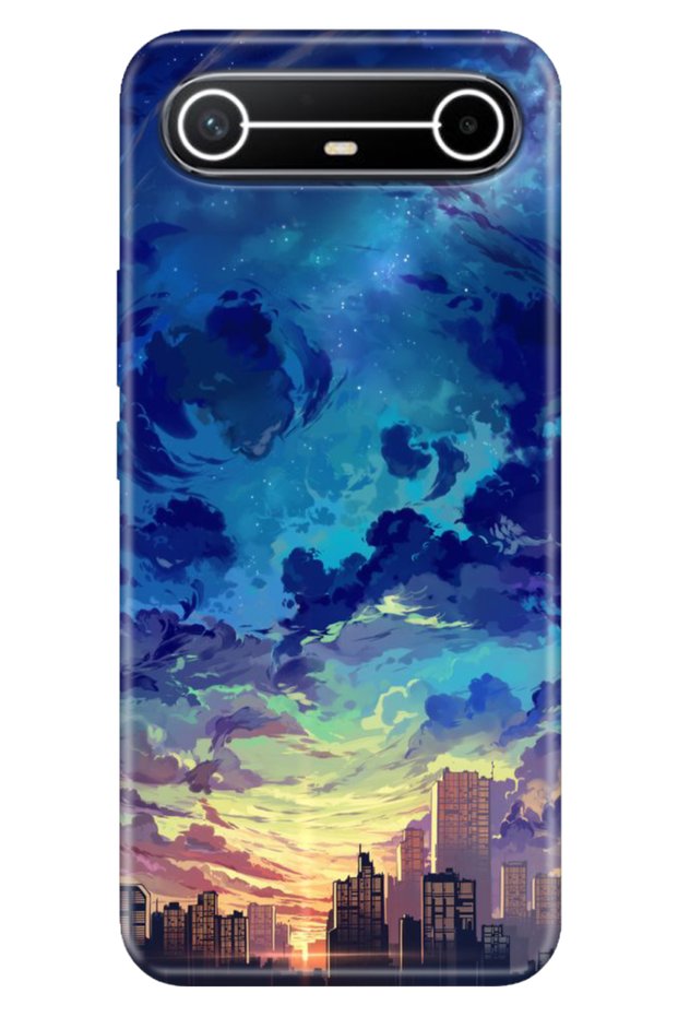 Spark Slim 5g Km9 Case Colorful Silicone Printed Tpu Cloud City