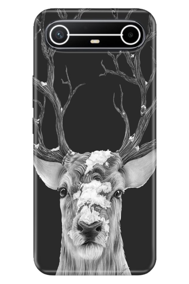 Spark Slim 5g Km9 Case Decorative Silicone Printed Cover Reindeer