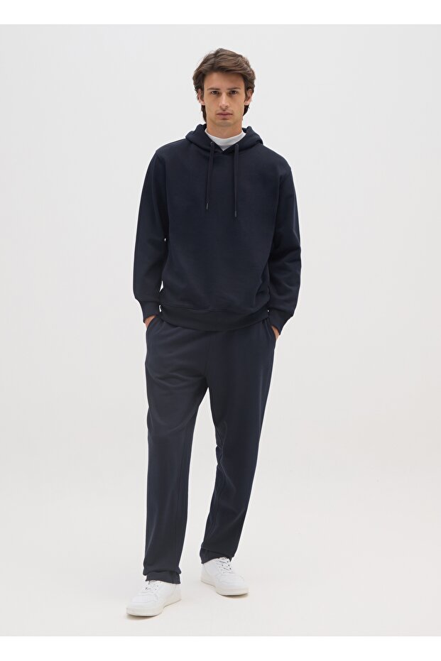 Black Pure Cotton Trousers With Oversized Fit