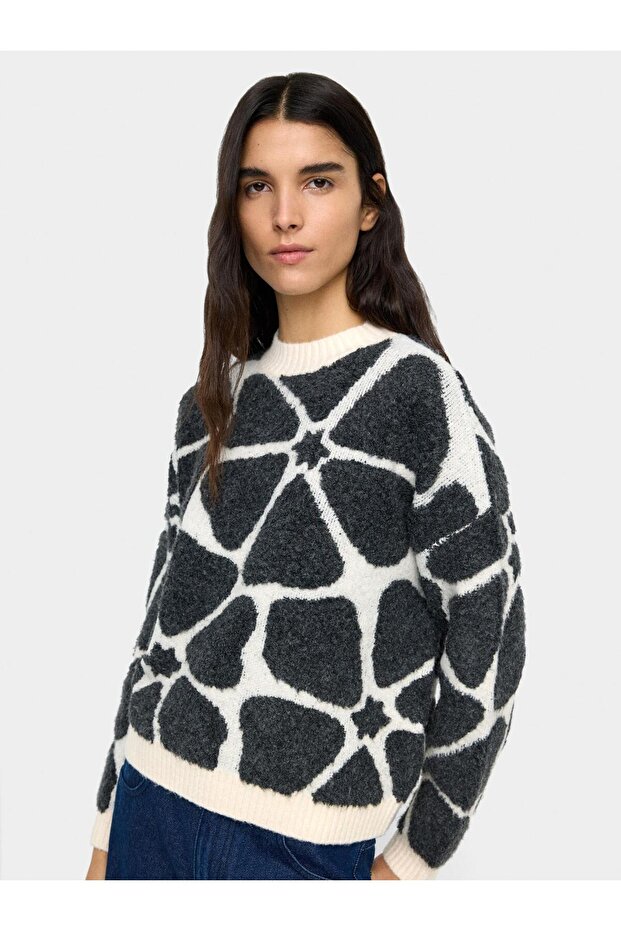 Jakarlı Örme Kazak - 3