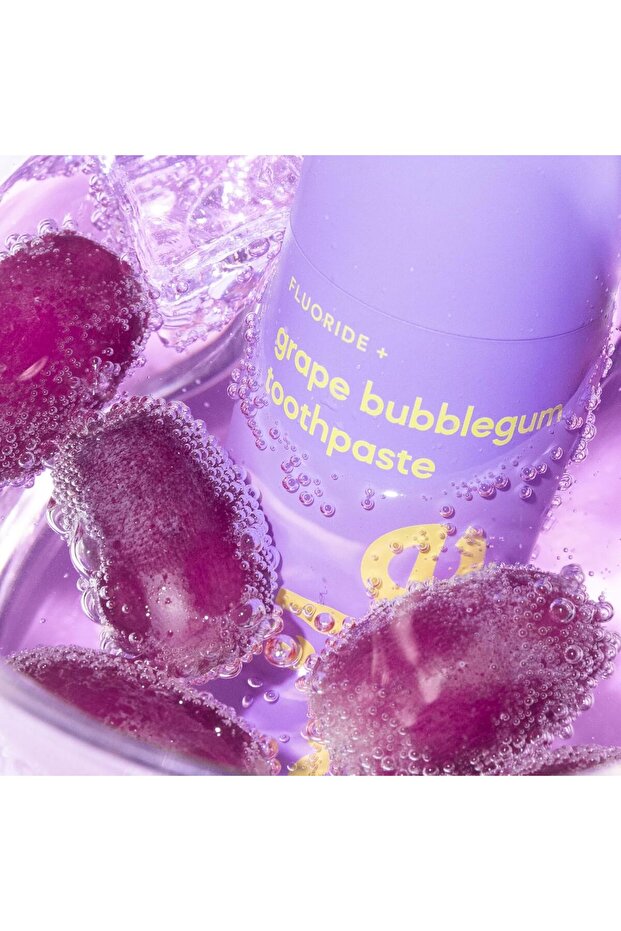 Grape Bubblegum Flavoured Toothpaste - 4