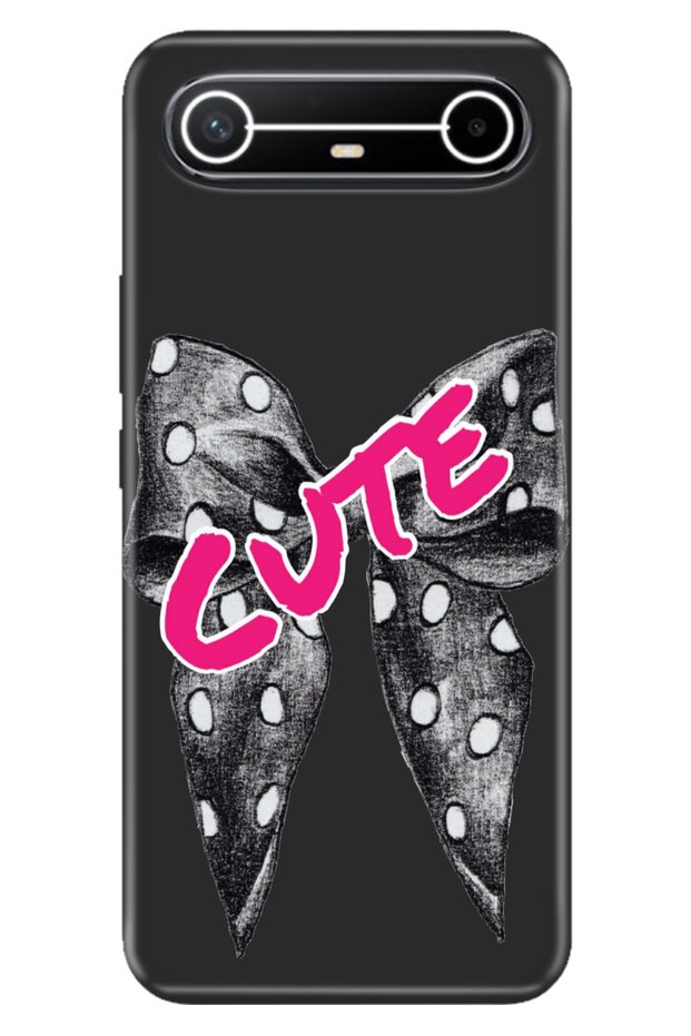 Case for Spark Slim 5g Km9 Case Decorative Silicone Printed Cover Cute Ribbon