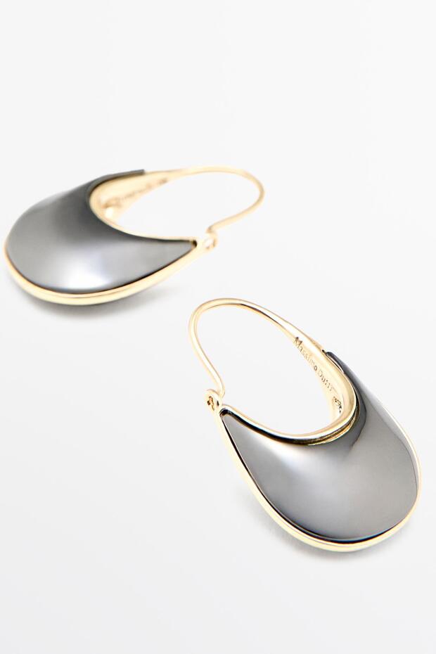 Taş halka küpe - 3