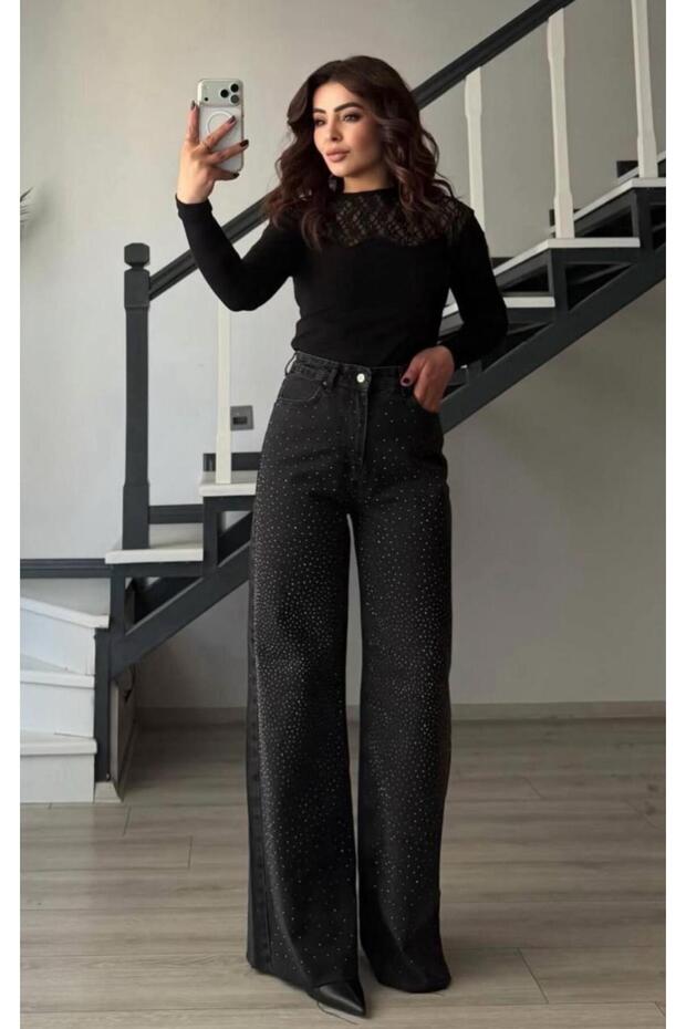 taşlı jean - 3
