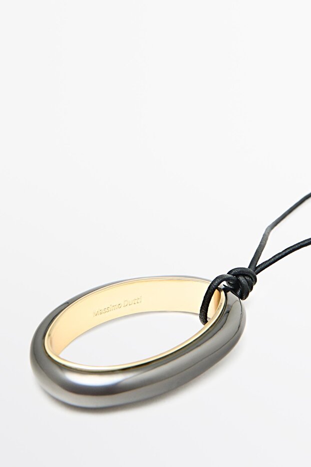 Oval uçlu kolye - 3