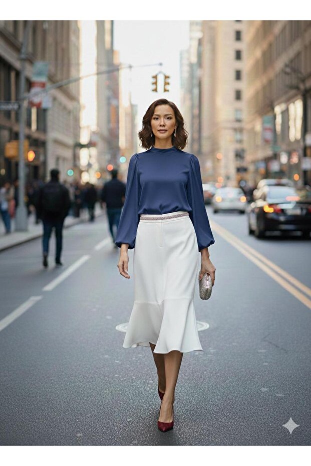 balon kol gömlek - 4