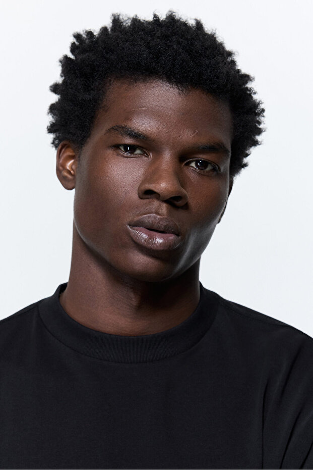 Pamuklu Tişört Oversized Fit - 2