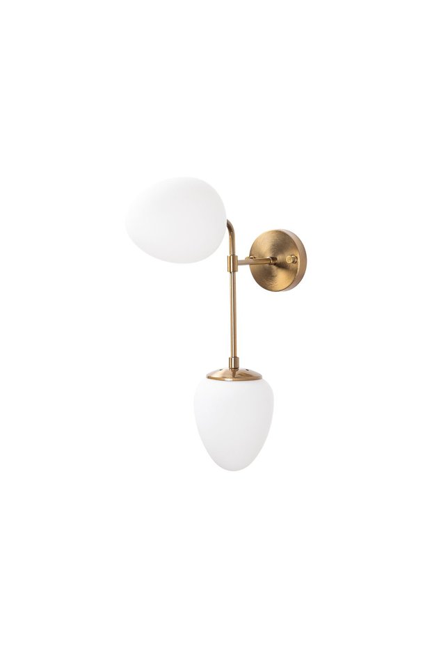 Modern Antique Glass Sconce Wall Lamp E14 Compatible 12X35X46 cm Living Room Lighting