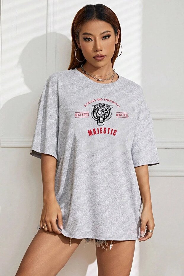 Unisex Printed Oversize T-shirt