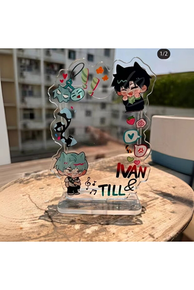A Ivan Till Card Display Stand Alien Stage Acrylic Standee Ivan Till Figure Display Anime Collectio.