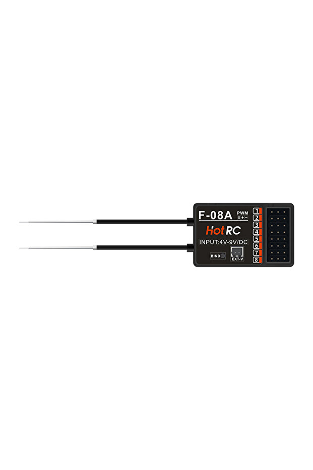 جهاز استقبال فقط طراز RC CT-8A، جهاز تحكم عن بعد بـ 8 قنوات 2.4G، جهاز استقبال بـ 8 قنوات لمركبات التسلق والانجراف