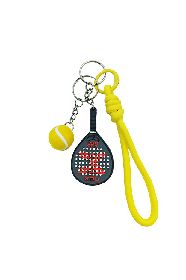 Nox keychain ball Y Nox Keychain, Tennis Racket Cute Combination, Sporty Individual Hanging Decor, E