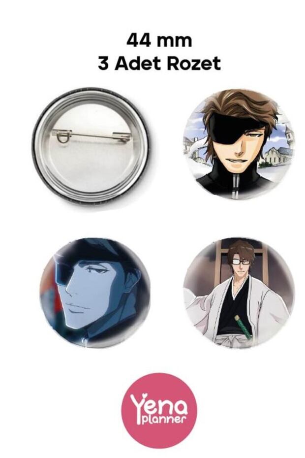 Bleach Bag Ornament Set / Badge Set