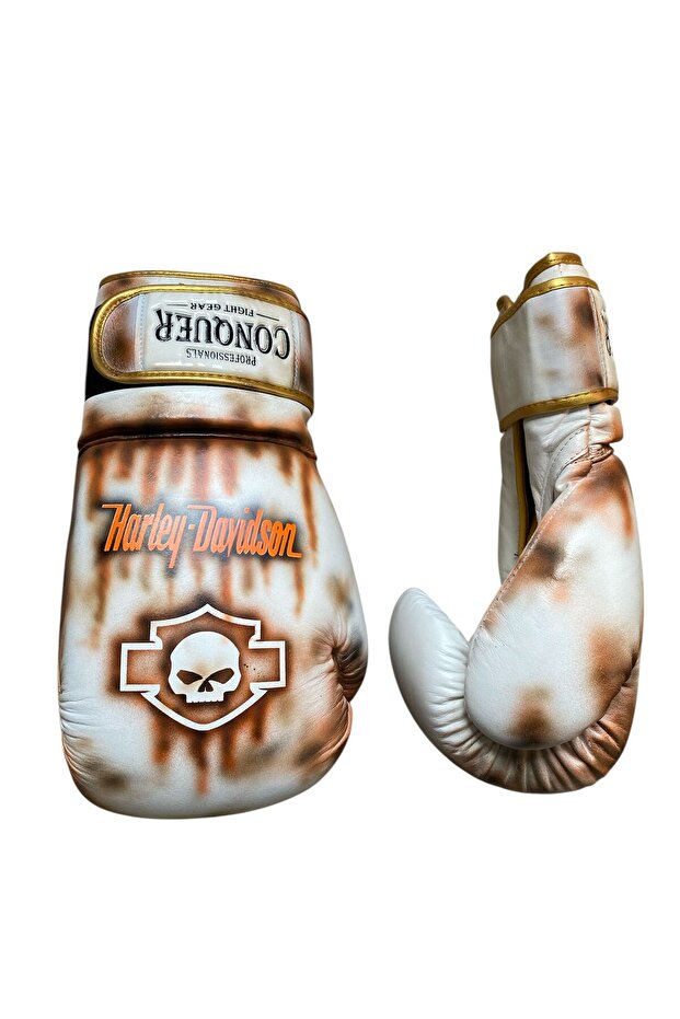 Custom Made Deri Boks Eldiveni Dvdson - 4