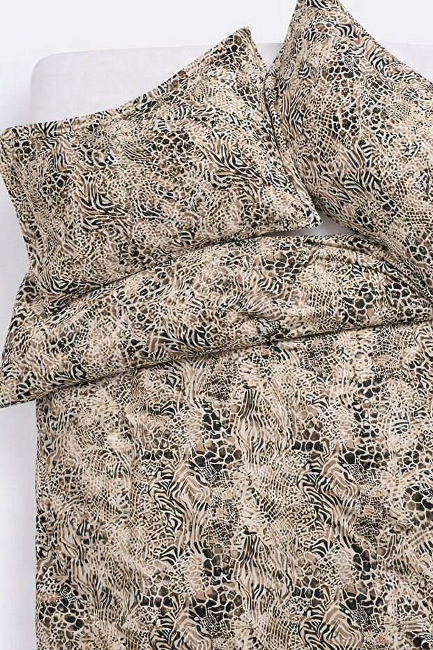 Çift Kişilik Nevresim Seti Python Bej SETÇİFT - 2