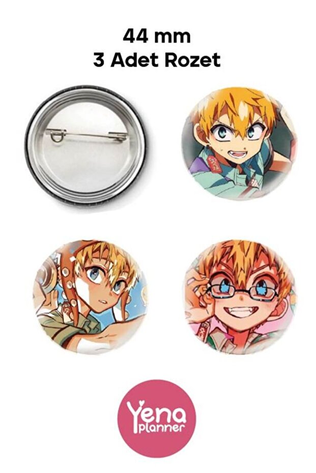 Toilet Bound Hanako-Kun Bag Ornament Set / Badge Set