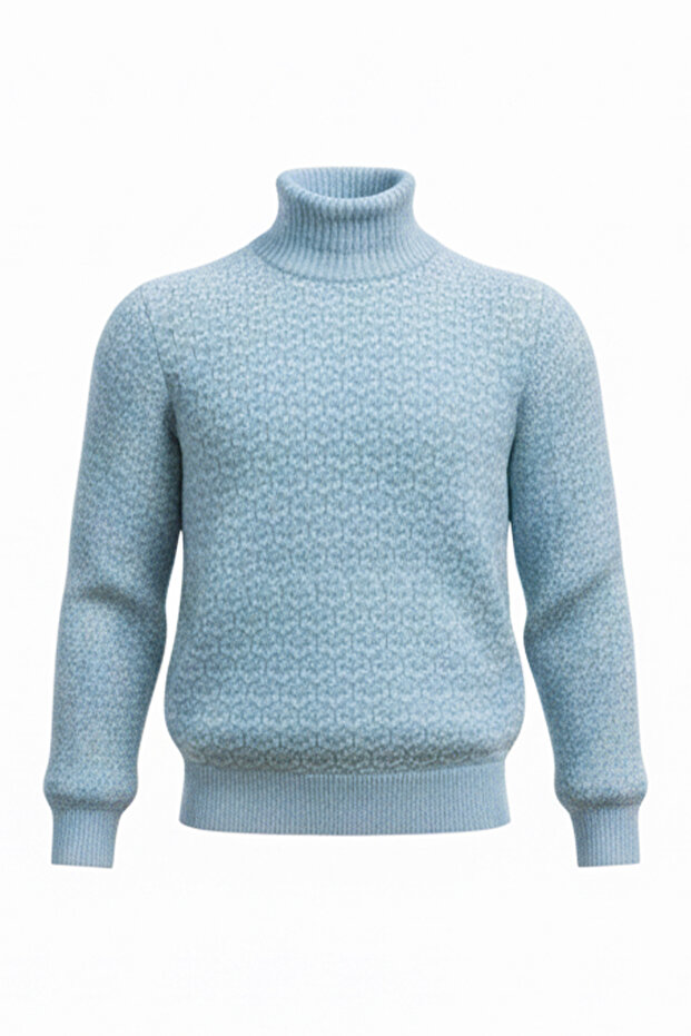 سترة رجالية بنمط ياقة الصياد نصف دائرية - 4