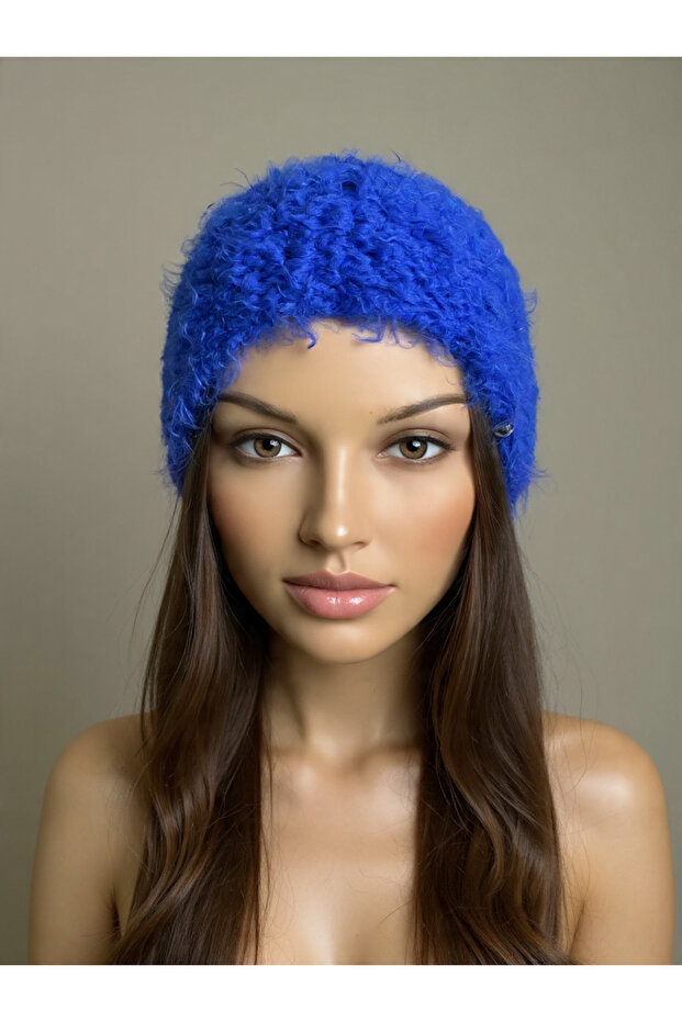 Hand Knitted Beanie | Moher Cotton Blend | Flexible and Soft Texture