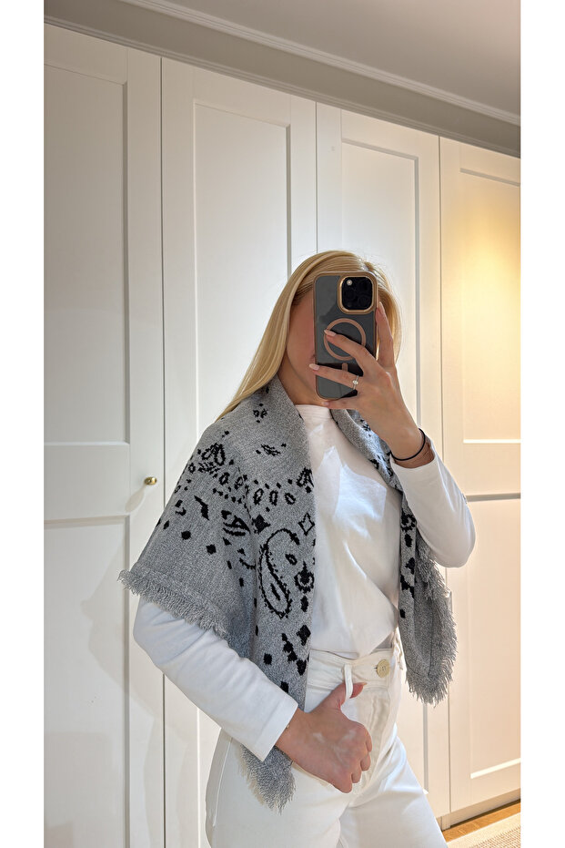 DESENLİ TRİKO ŞAL - 2