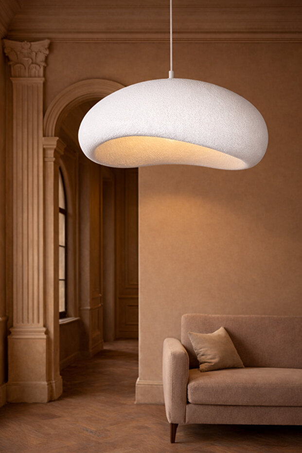 Modern Bohemian Hanging Light with Pearl Design
