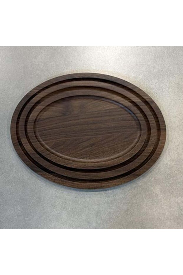 طقم صواني خشب بيضاوي Rectangular Wooden Tray Set - 1