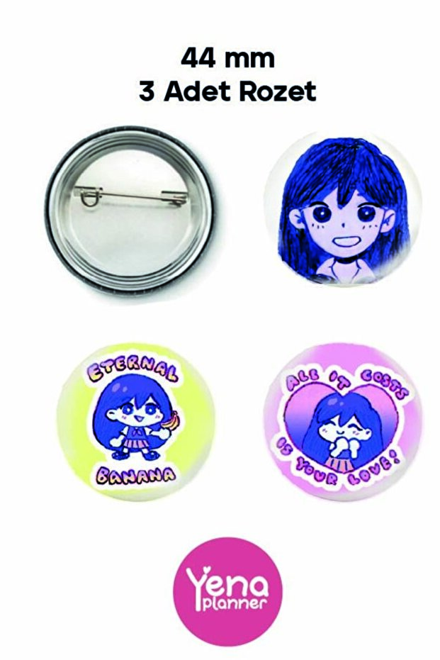 Omori Bag Ornament Set / Badge Set