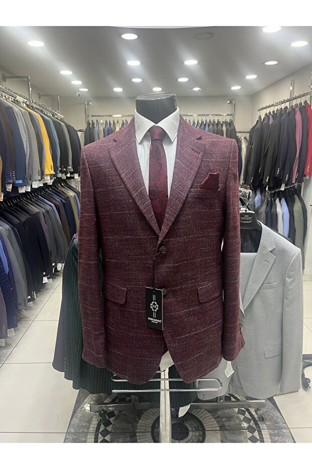 سترة شتوية رجالية من الصوف - 5