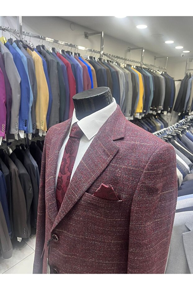 سترة شتوية رجالية من الصوف - 3