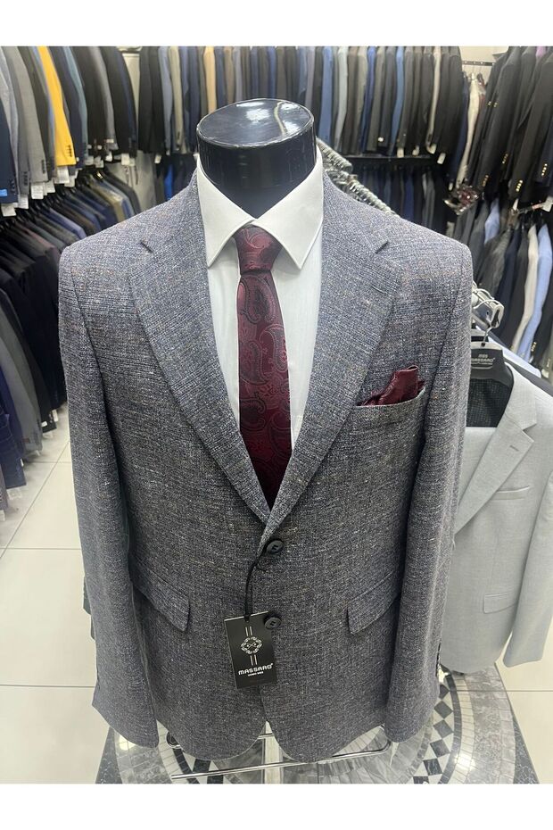 سترة شتوية رجالية من الصوف - 6