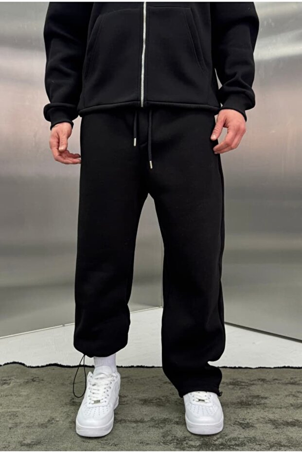 Basic Ayarlanabilir Paça Eşofman Altı - 4