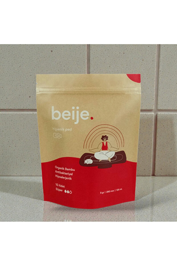 Organik Bambu Süper Ped 10'lu - 1