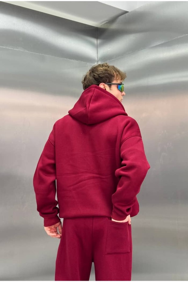 Basic Premium Zip Hoodie Oversize - 6