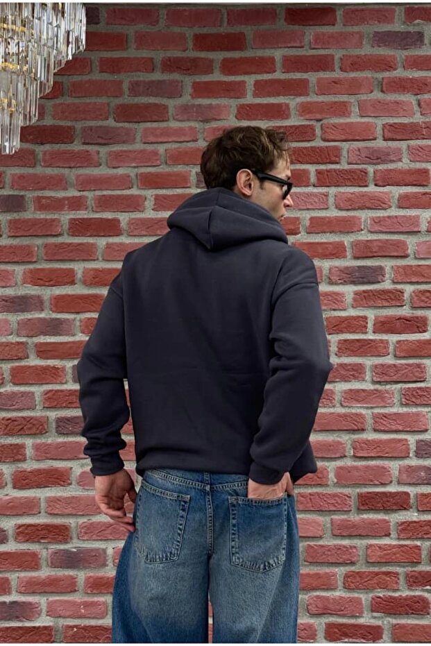 Basic Premium Zip Hoodie Oversize - 6