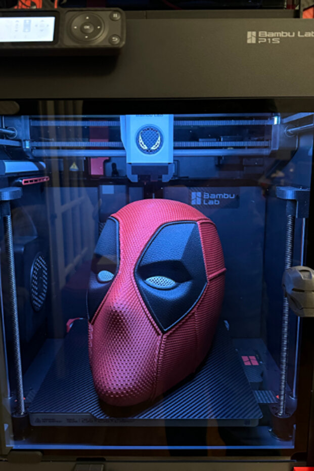 Deadpool Maske – 3D Baskı - 2