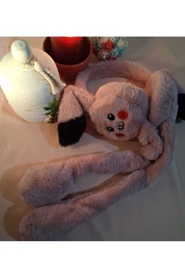 سماعة رأس من القطيفة المتحركة على شكل أرنب - 2