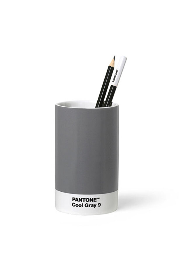 Modern Desk Pencil Cup – Cool Gray